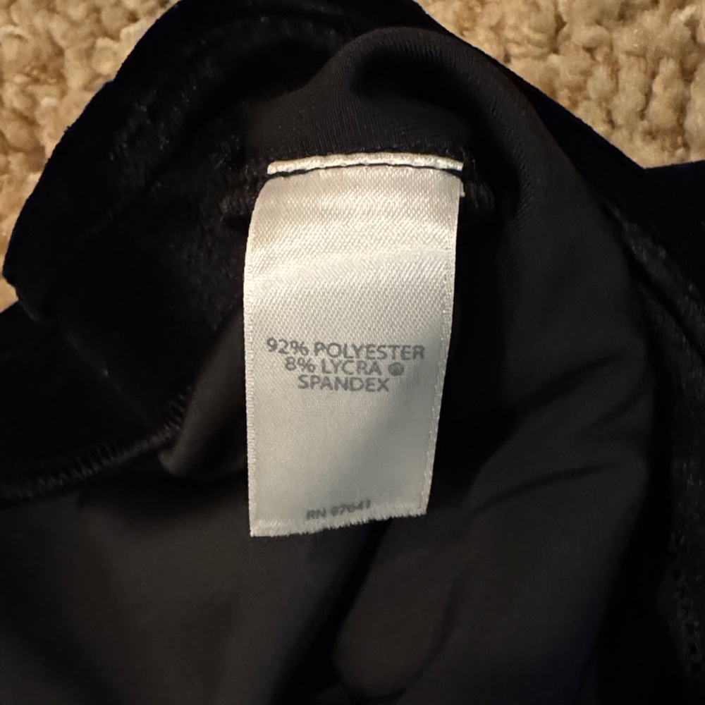 NWT J. Jill Wearever Collection Black Velvet Pants size Large Tall - Picture 9 of 16